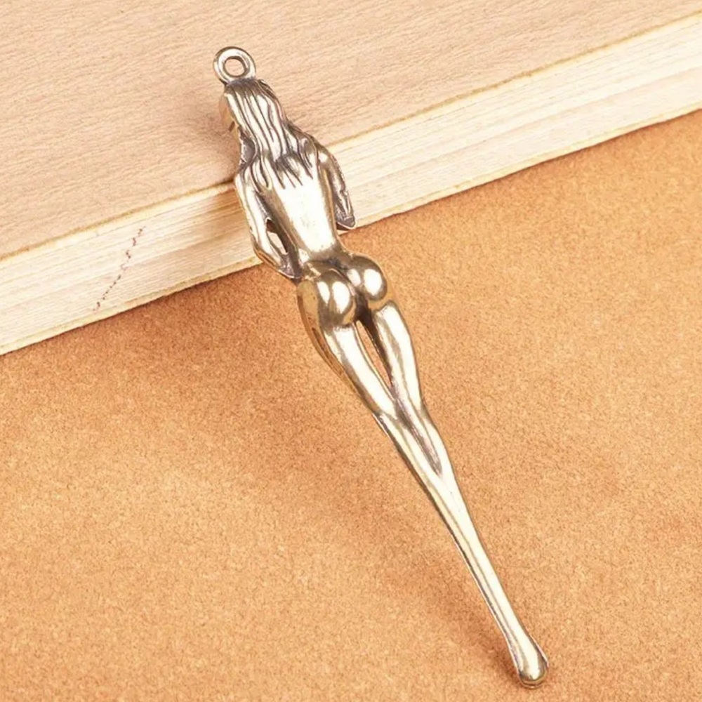 Collectible Vintage snuff spoon pendant - Picture 4 of 4